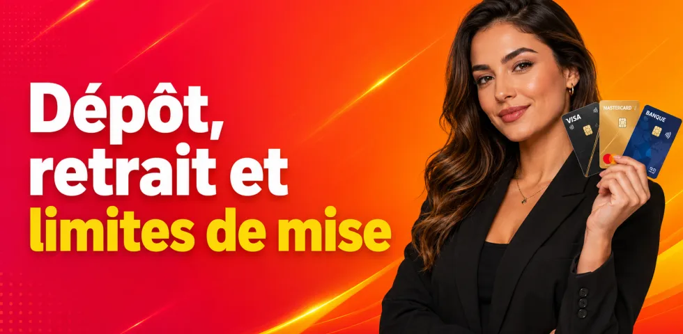 Dépôt, retrait et limites de mise