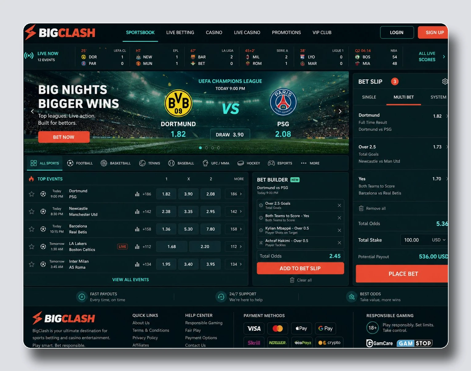 BigClash — casino en ligne retrait instantané France